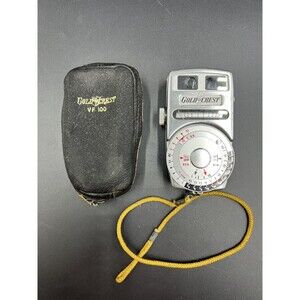 Gold Crest VF100 CdS Exposure Meter w/ Original Leather Case